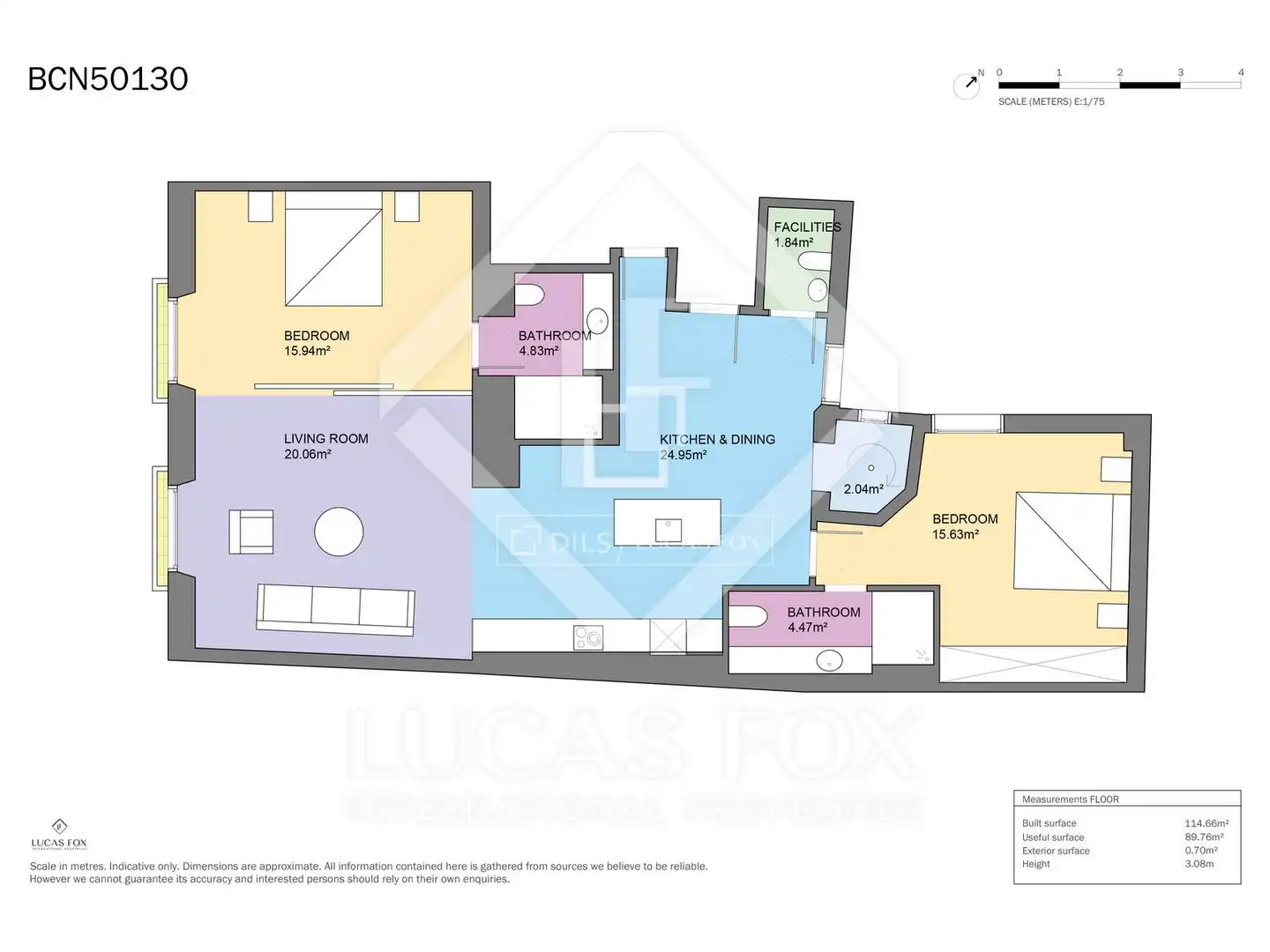 Piso en venta en Barcelona con Aire acondicionado, Calefacción y Parquet