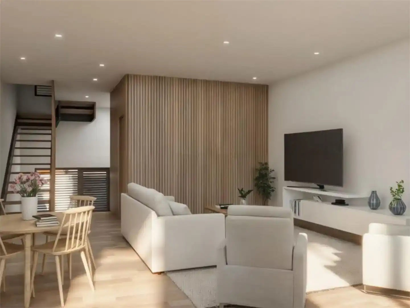 Sala d'estar de Casa o xalet en venda en Montgat amb Aire condicionat i Balcó