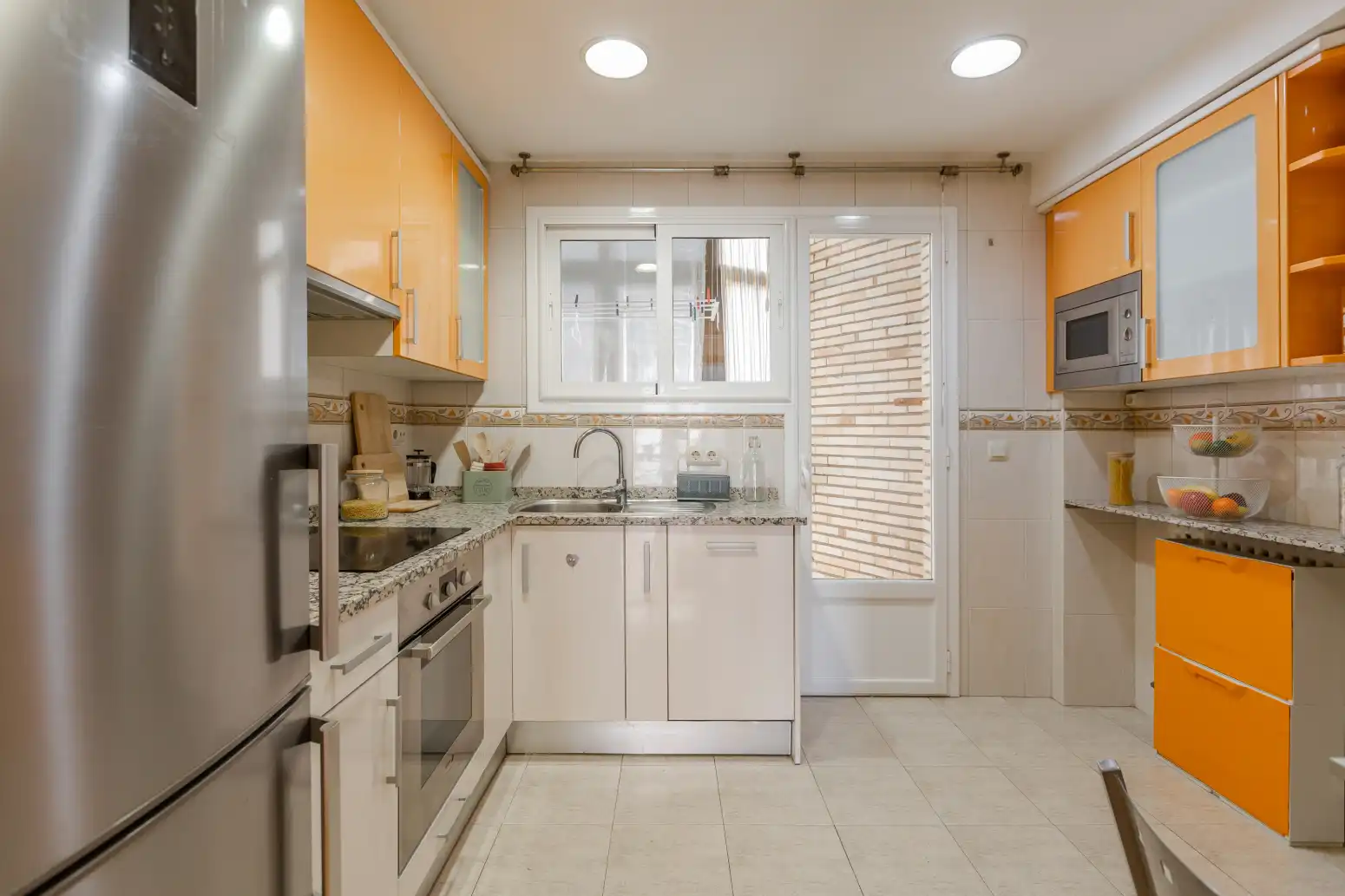 Kitchen of Flat for sale in  Pamplona / Iruña  with Heating, Parquet flooring and Terrace