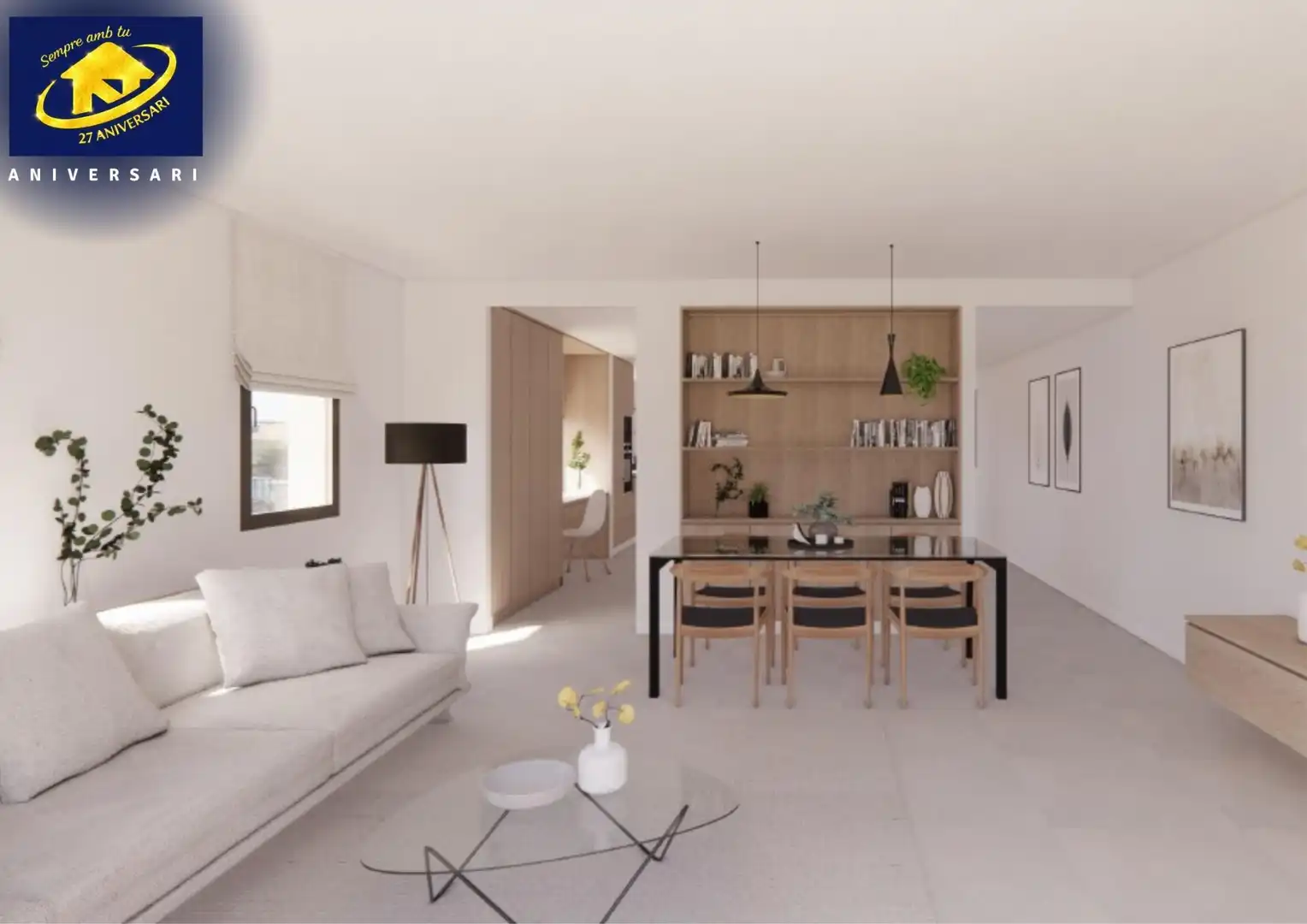 Sala d'estar de Casa o xalet en venda en Castellar del Vallès amb Aire condicionat, Calefacció i Jardí privat