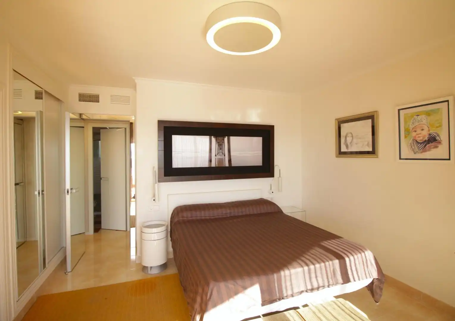 Bedroom of Apartments for sale in Calpe / Calp  with Air Conditioner, Heating and Private garden