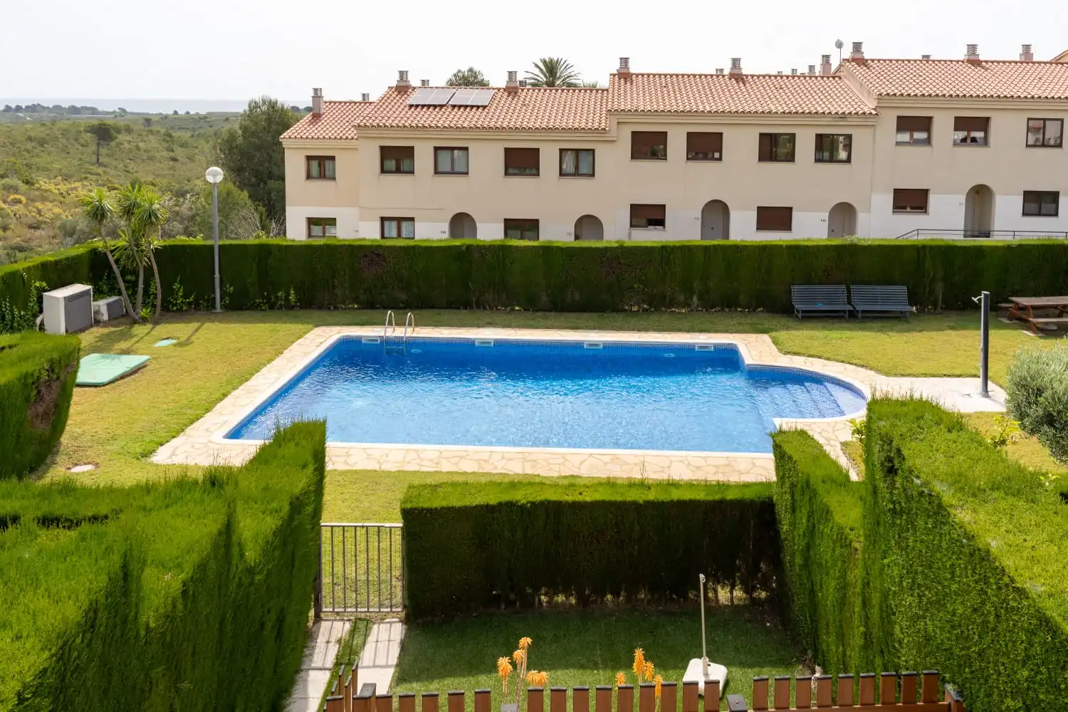Piscina de Casa adosada en venta en Mont-roig del Camp con Aire acondicionado, Jardín privado y Terraza