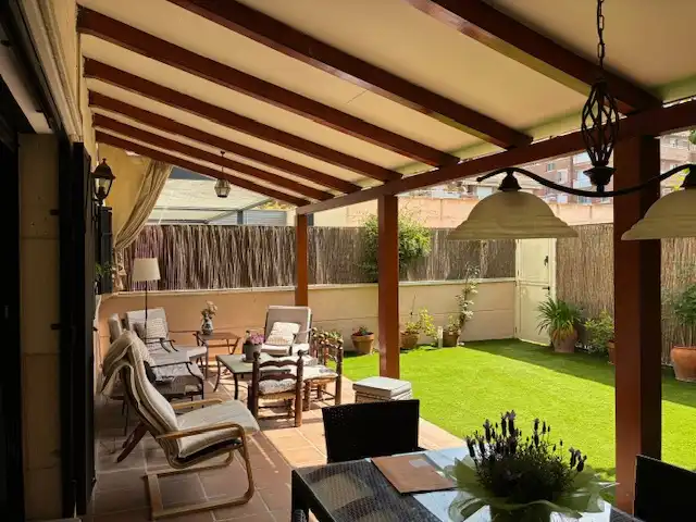 Terrace of Flat for sale in Sant Feliu de Llobregat  with Air Conditioner, Heating and Private garden