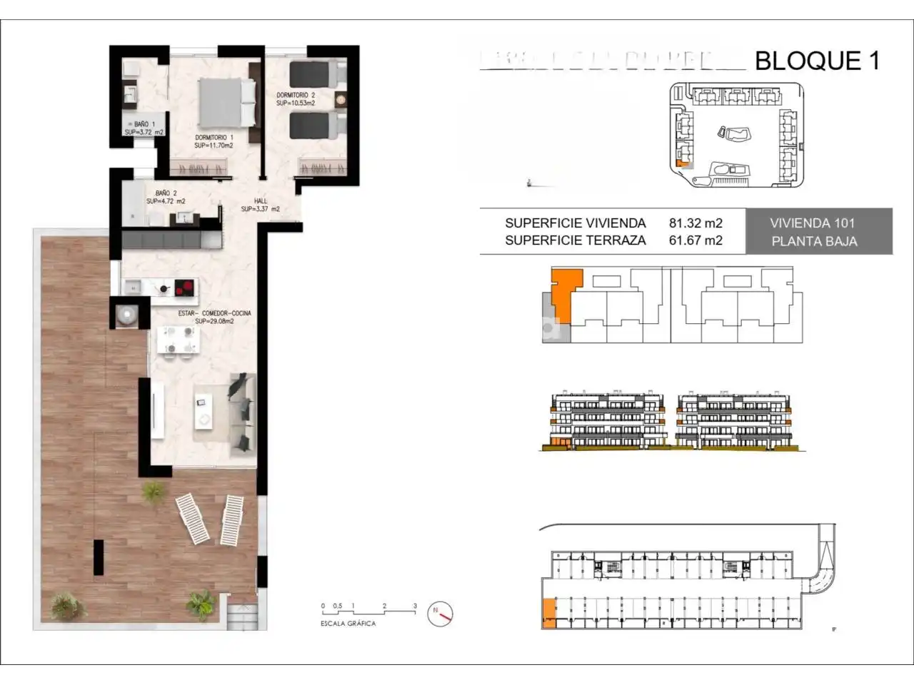Wohnung mit Terrasse zum Verkauf in Centro, imagen 34