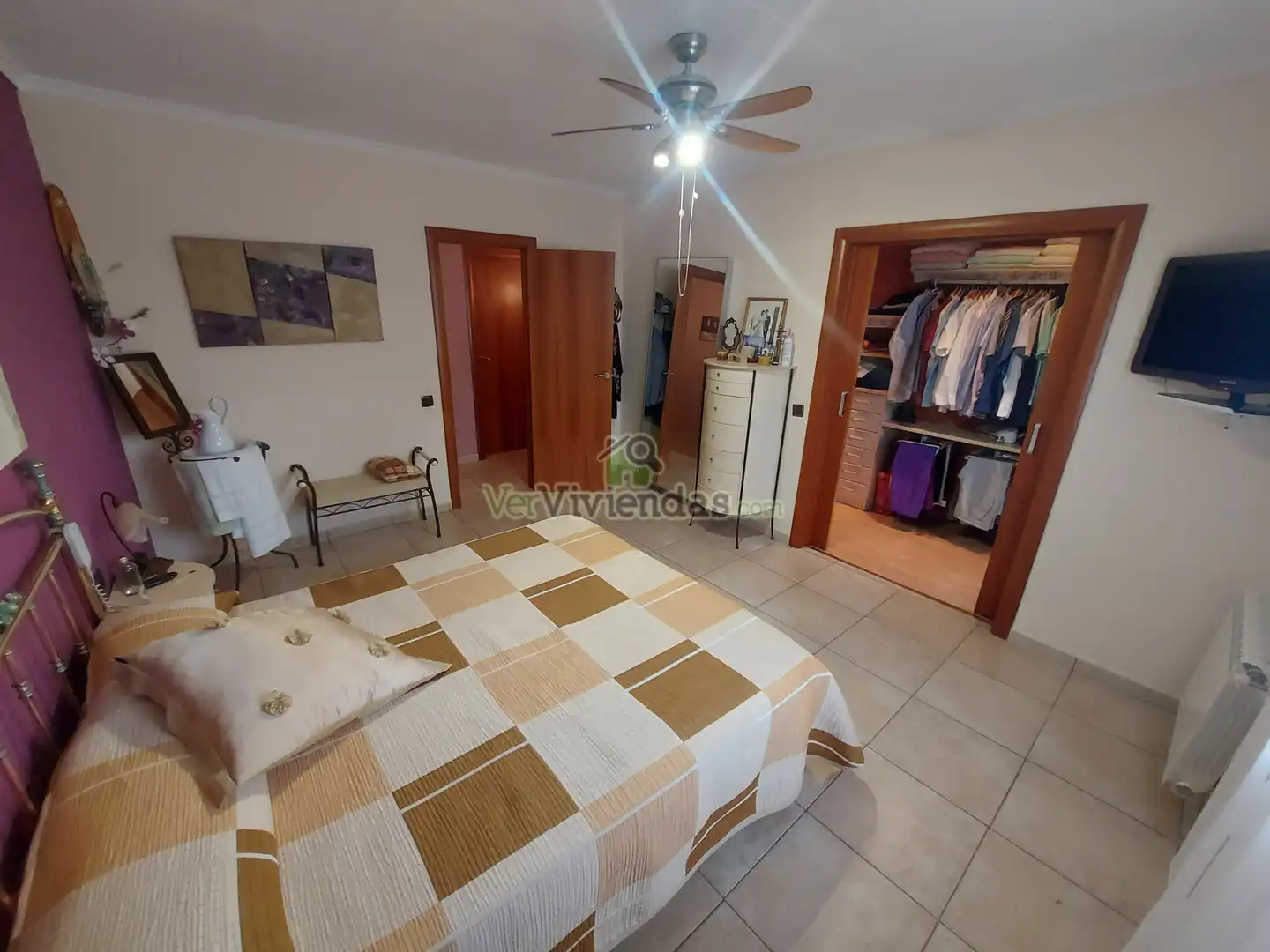 Dormitori de Casa o xalet en venda en Vallirana amb Aire condicionat, Calefacció i Jardí privat
