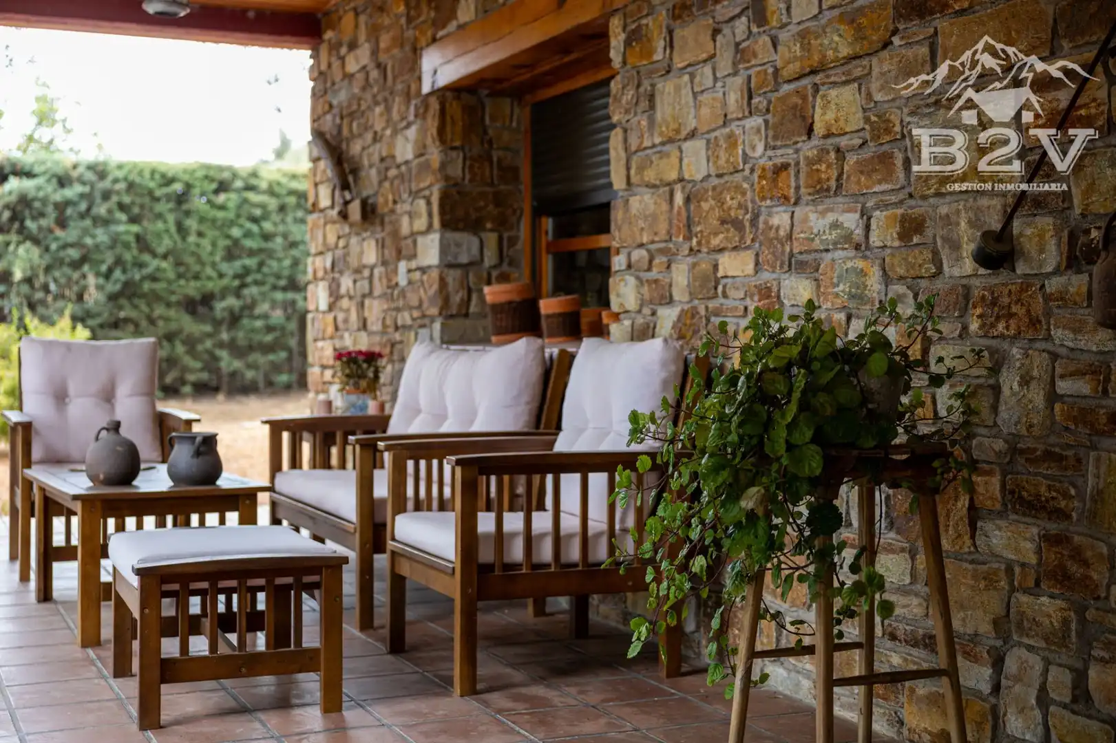 Terraza de Casa o chalet en venta en Garganta de los Montes con Aire acondicionado, Calefacción y Jardín privado