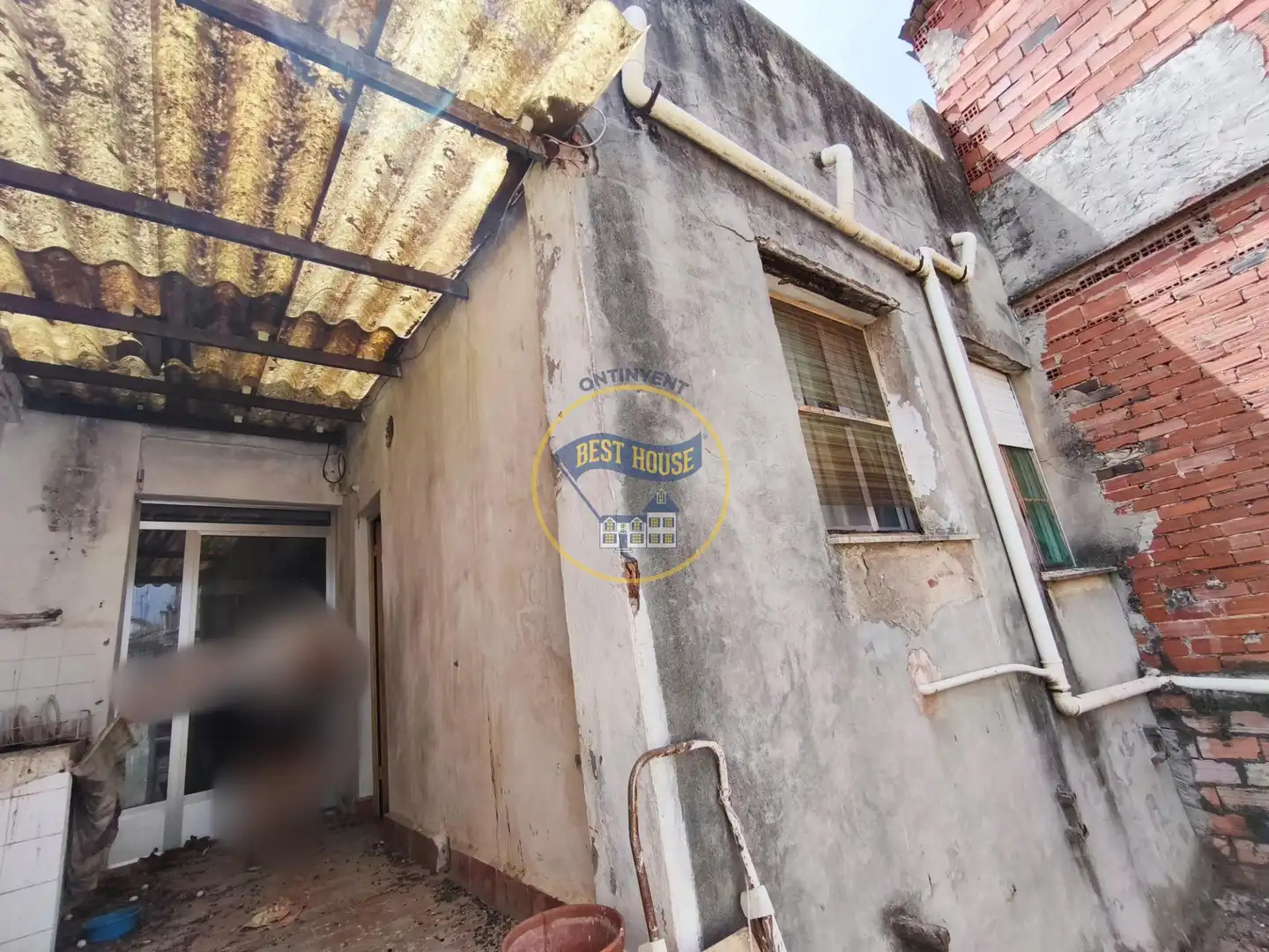 Vista exterior de Casa o xalet en venda en Albaida amb Terrassa