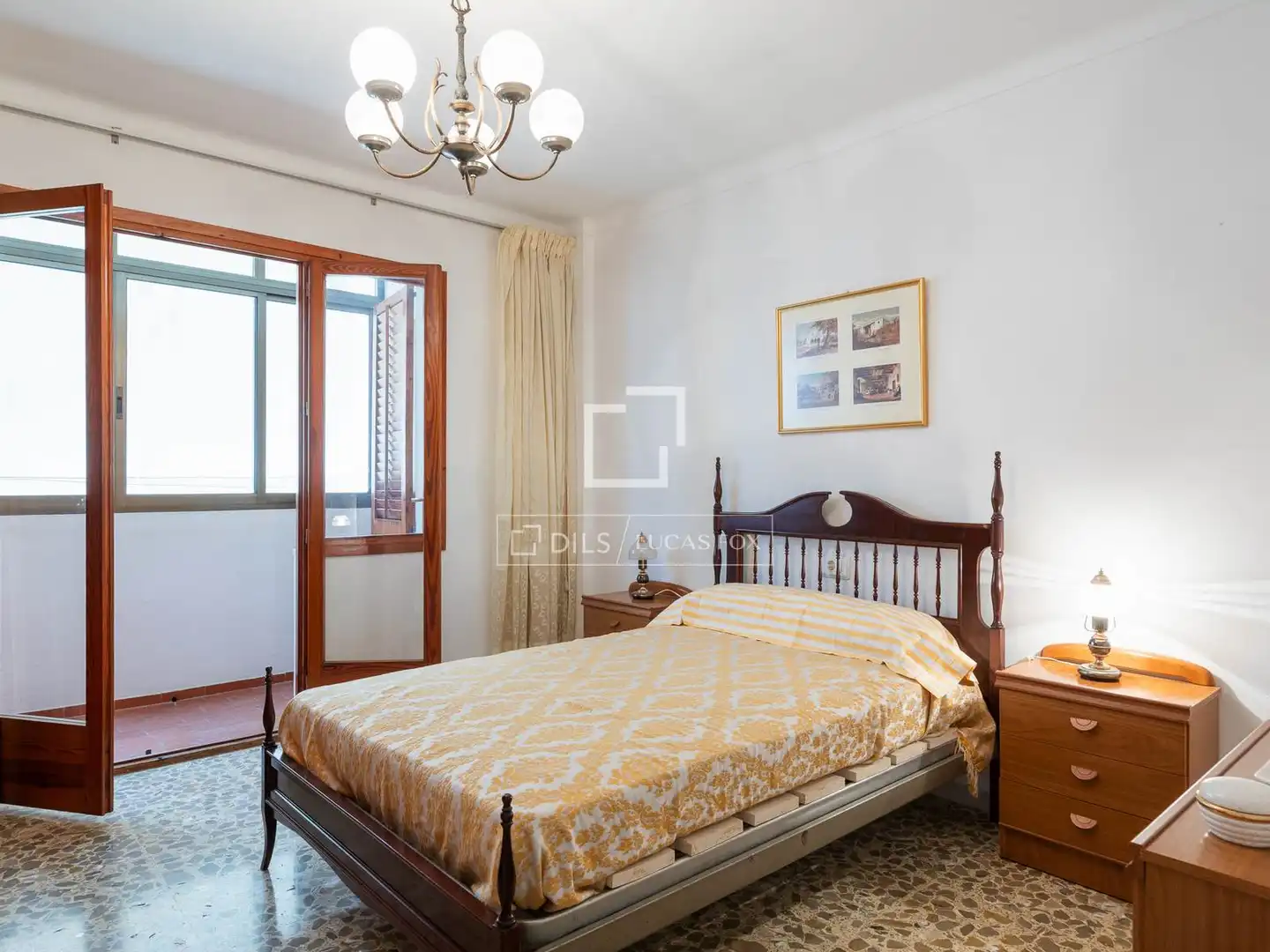 Bedroom of Flat for sale in Eivissa  with Air Conditioner, Terrace and Furnished