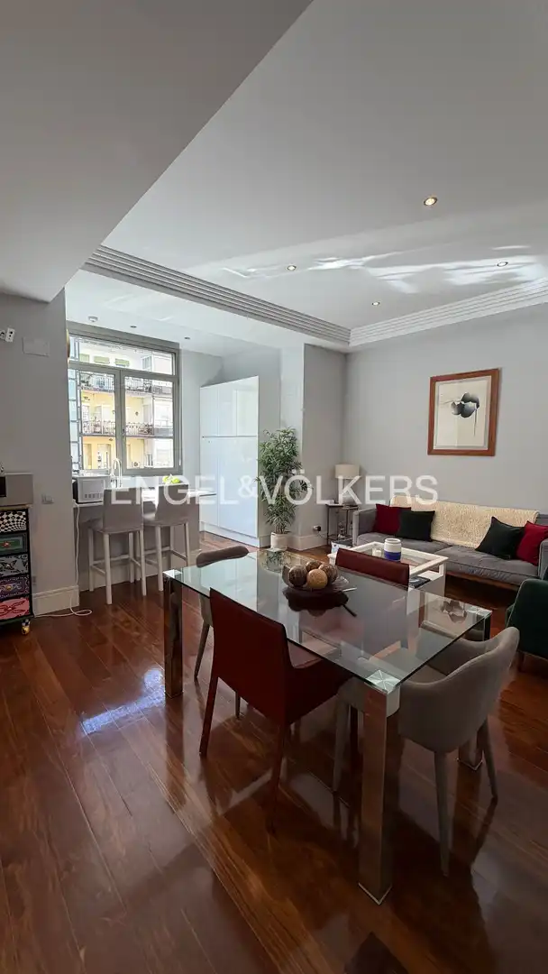 Living room of Flat for sale in Barrio de Salamanca