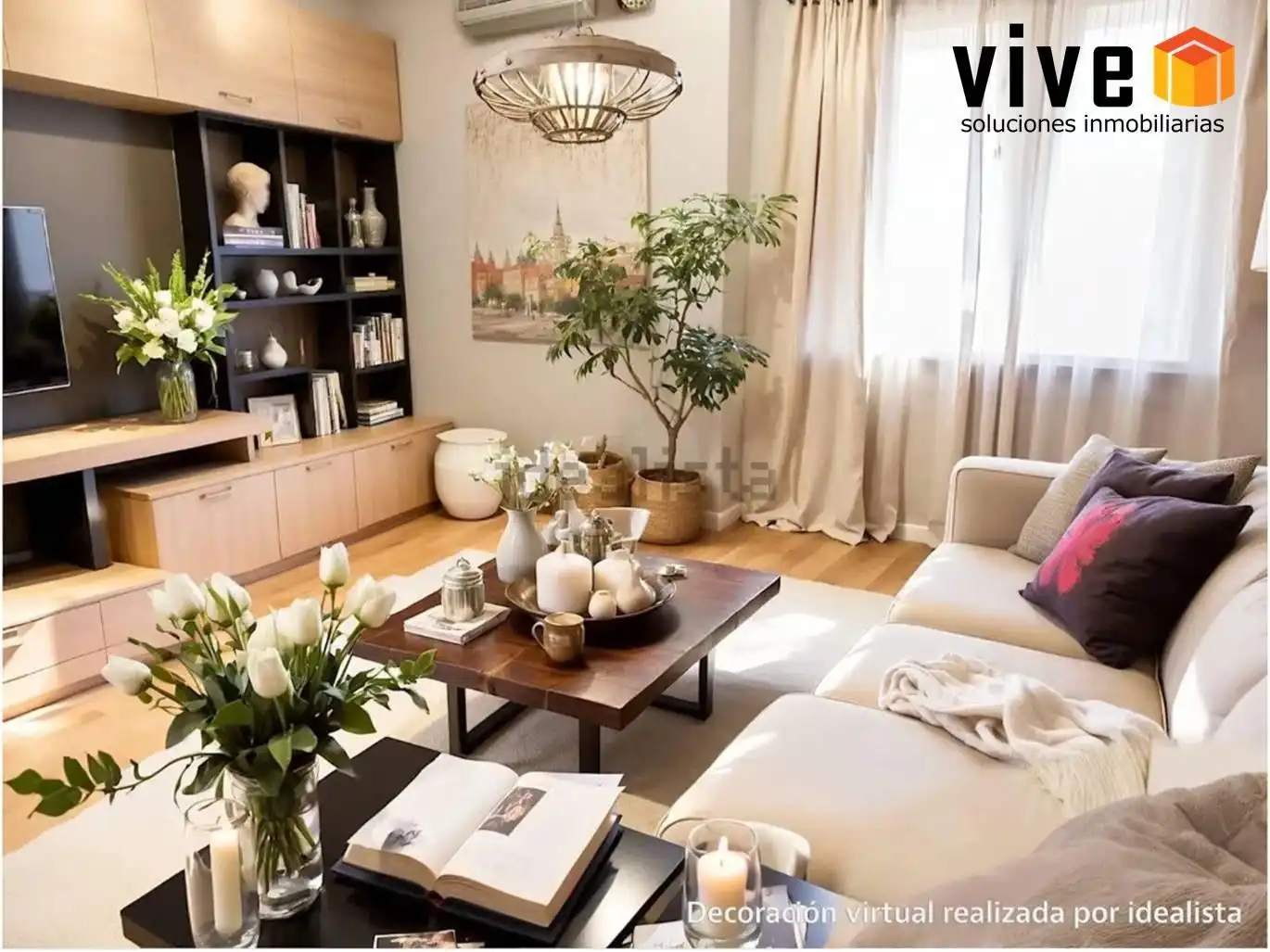 Sala de estar de Piso en venta en Sevilla con Aire acondicionado