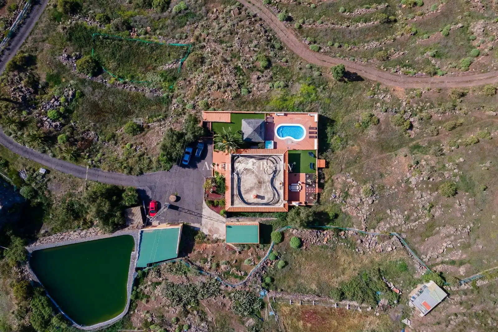 Jardí de Casa o xalet en venda en Adeje amb Aire condicionat, Traster i Piscina