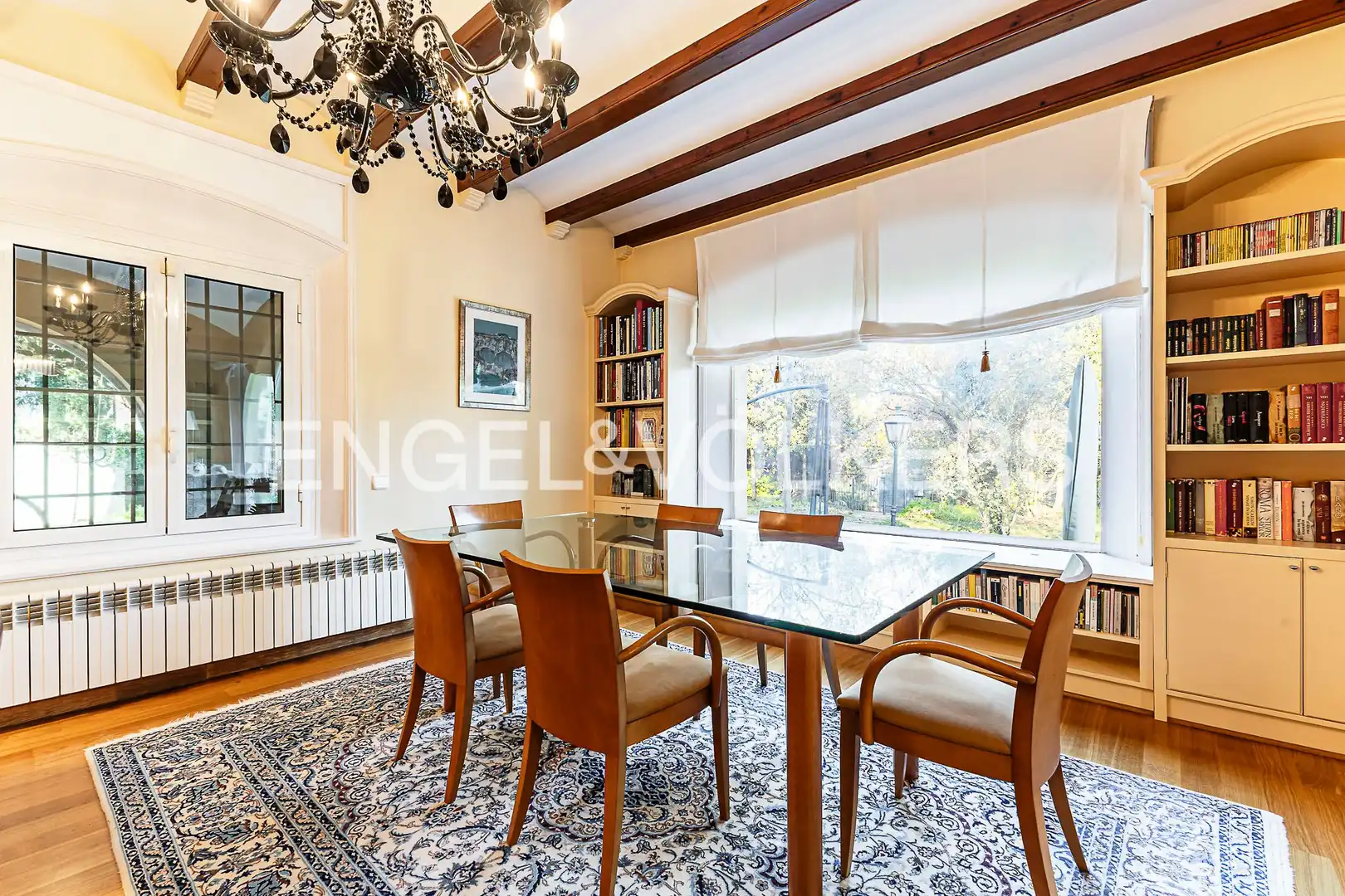 Dining room of Houses for sale in Cerdanyola del Vallès  with Air Conditioner, Heating and Private garden