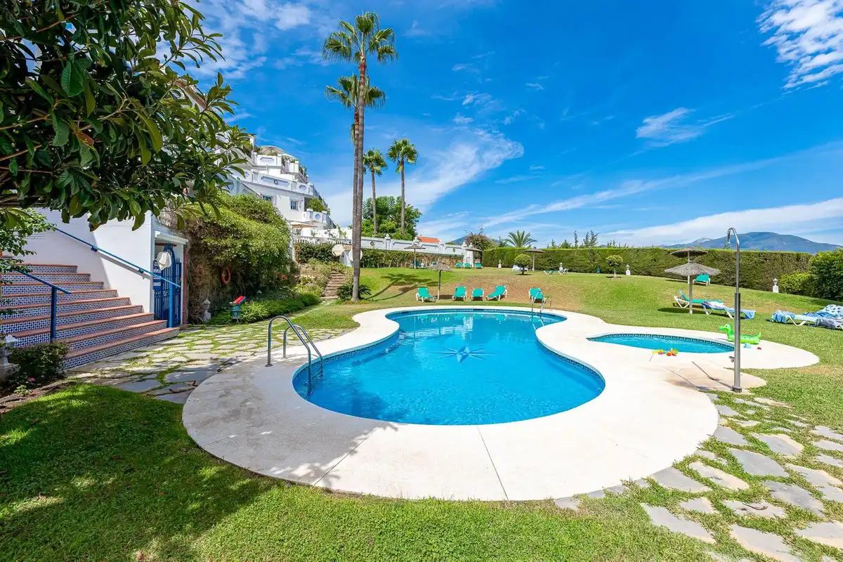 Garden of Flat for rent in Marbella  with Air Conditioner, Heating and Terrace