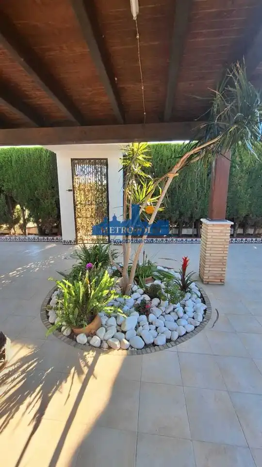 Jardín de Casa o chalet en venta en Burriana / Borriana con Aire acondicionado, Jardín privado y Terraza