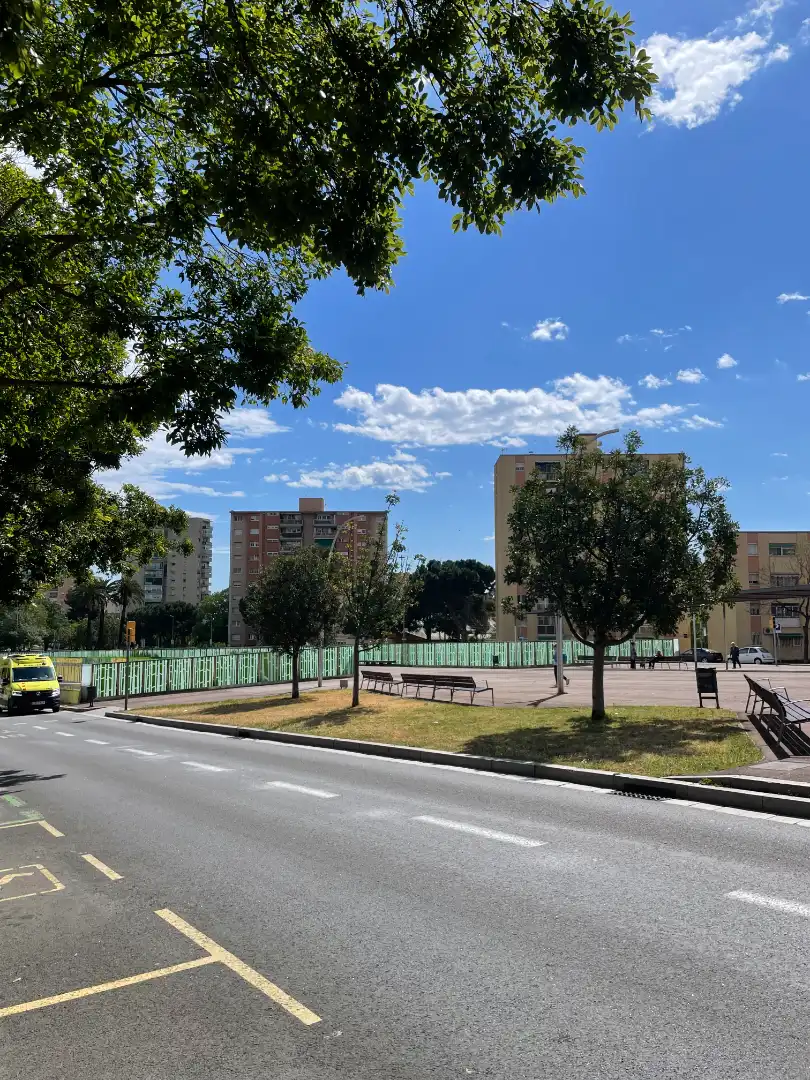 Exterior view of Flat for sale in Barcelona  with Heating, Furnished and Balcony