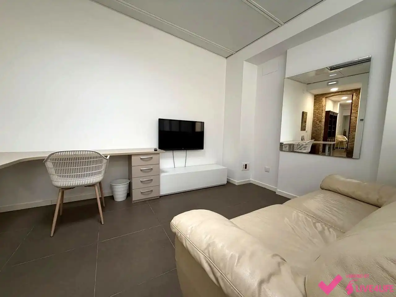 Sala de estar de Planta baja de alquiler en Valencia con Aire acondicionado, Terraza y Amueblado