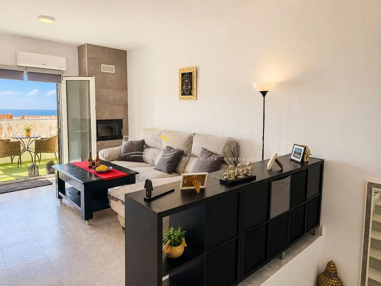 Sala d'estar de Casa o xalet de lloguer en Nerja amb Terrassa, Piscina i Forn