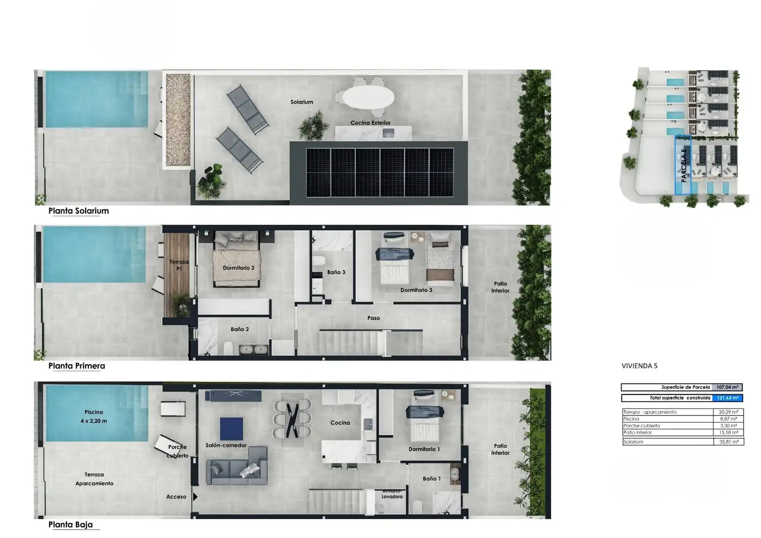 Casa a schiera con terrazza in vendita a Pilar de la Horadada ciudad, imagen 19