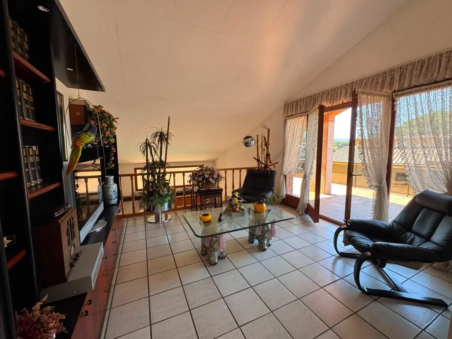 Terraza de Casa o chalet en venta en Santa Maria de Palautordera con Aire acondicionado, Calefacción y Jardín privado