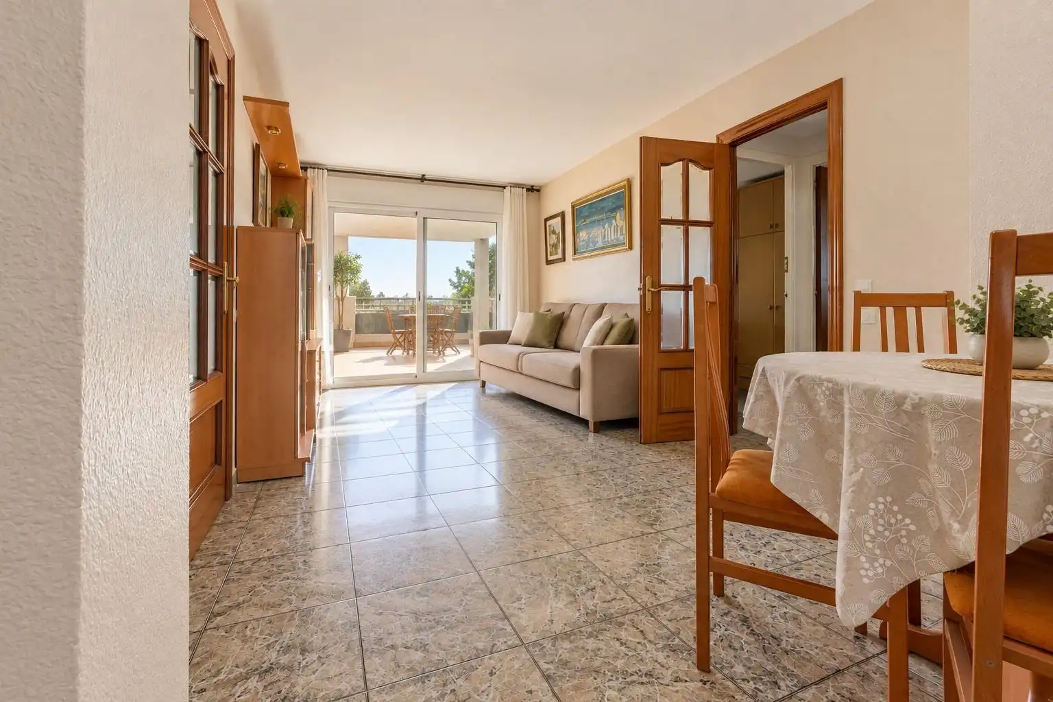 Wohnung mit Terrasse zur Miete in Centre - Sant Oleguer
