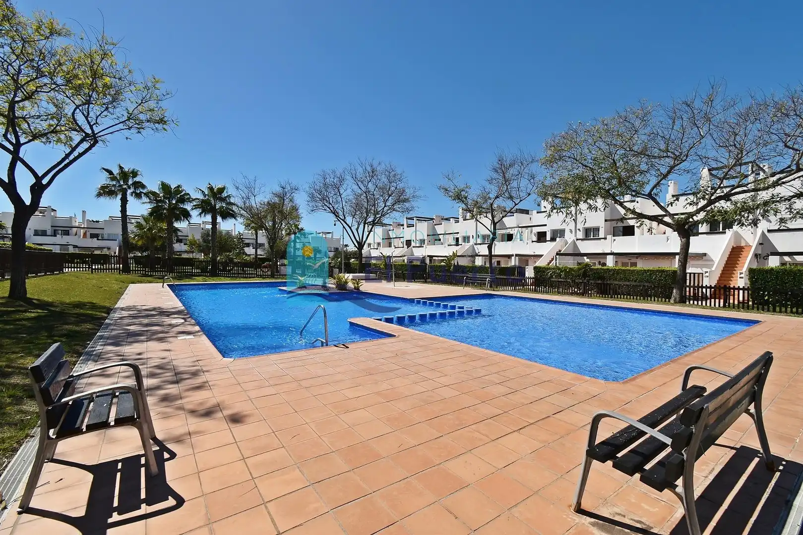 Piscina de Piso en venta en Alhama de Murcia con Jardín privado, Terraza y Amueblado