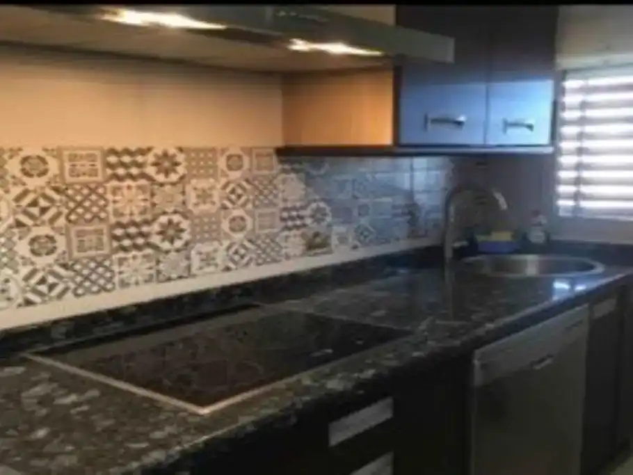 Kitchen of Flat for rent in Ponferrada  with Parquet flooring, Furnished and Balcony