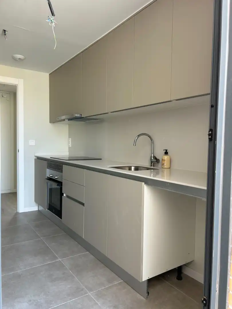 Cocina de Apartamento de alquiler en Dénia con Aire acondicionado, Jardín privado y Terraza