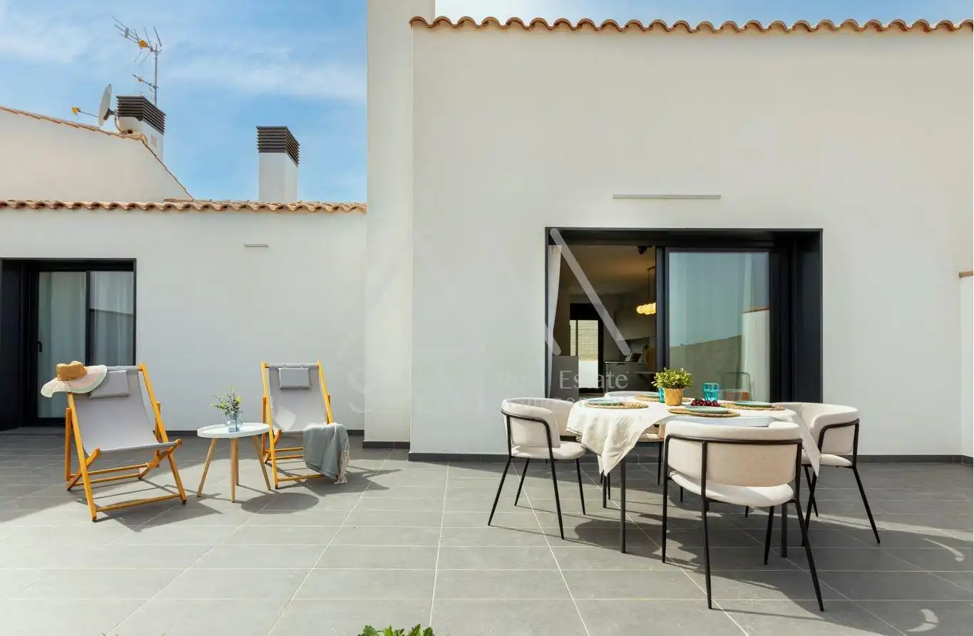 Terrace of Detached homes for sale in Sant Esteve Sesrovires  with Private garden, Parquet flooring and Terrace