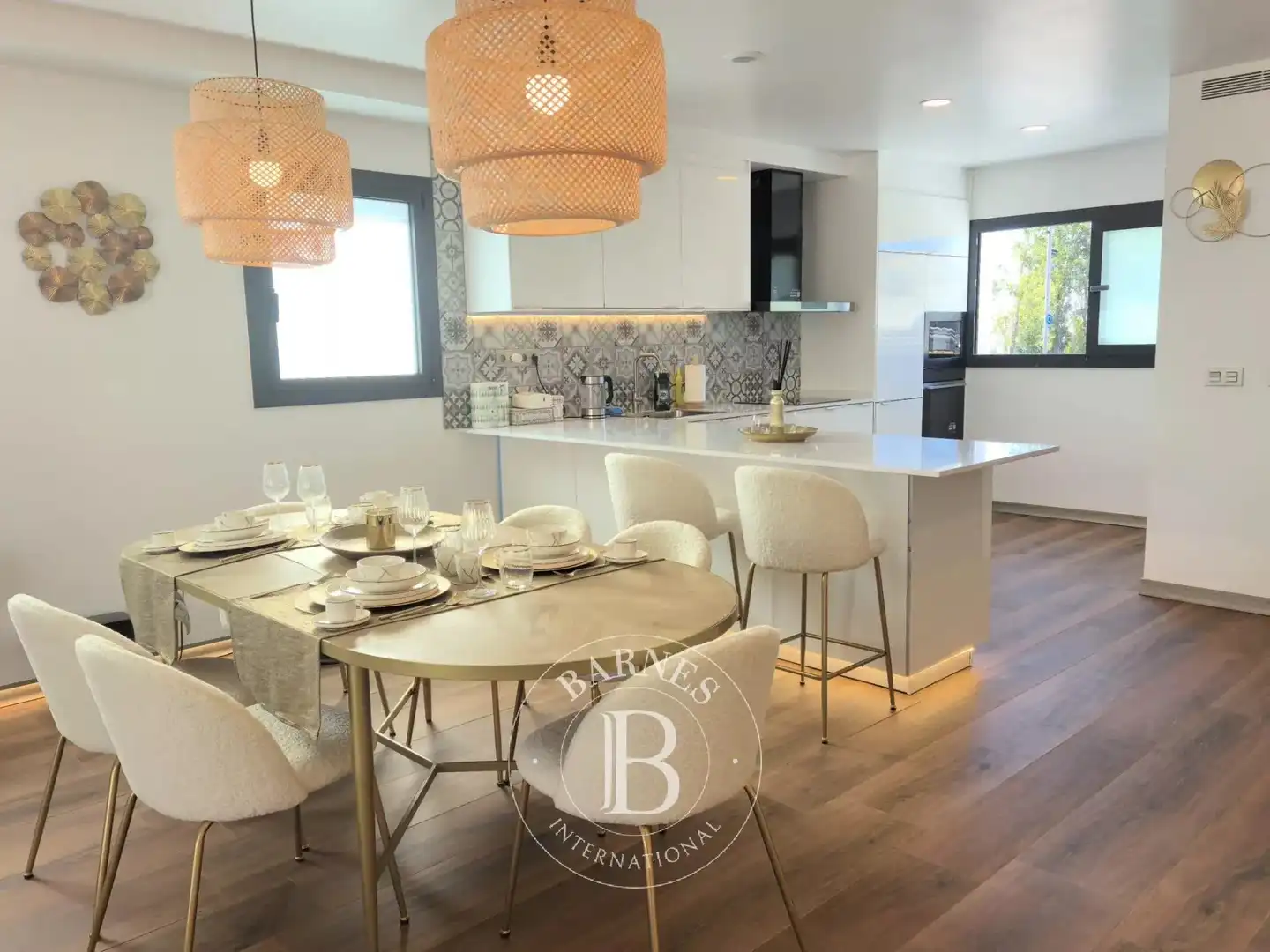 Dining room of Houses for sale in Montgat  with Air Conditioner, Heating and Private garden
