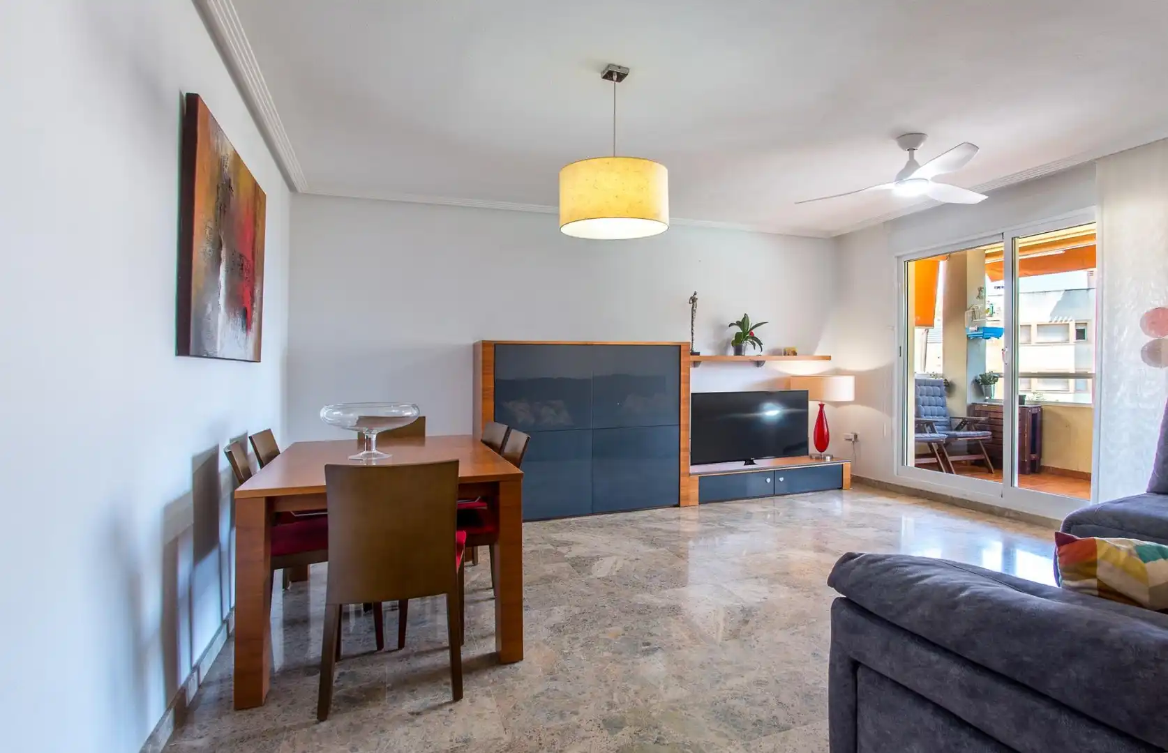 Living room of Flat for sale in Molina de Segura  with Air Conditioner, Heating and Terrace