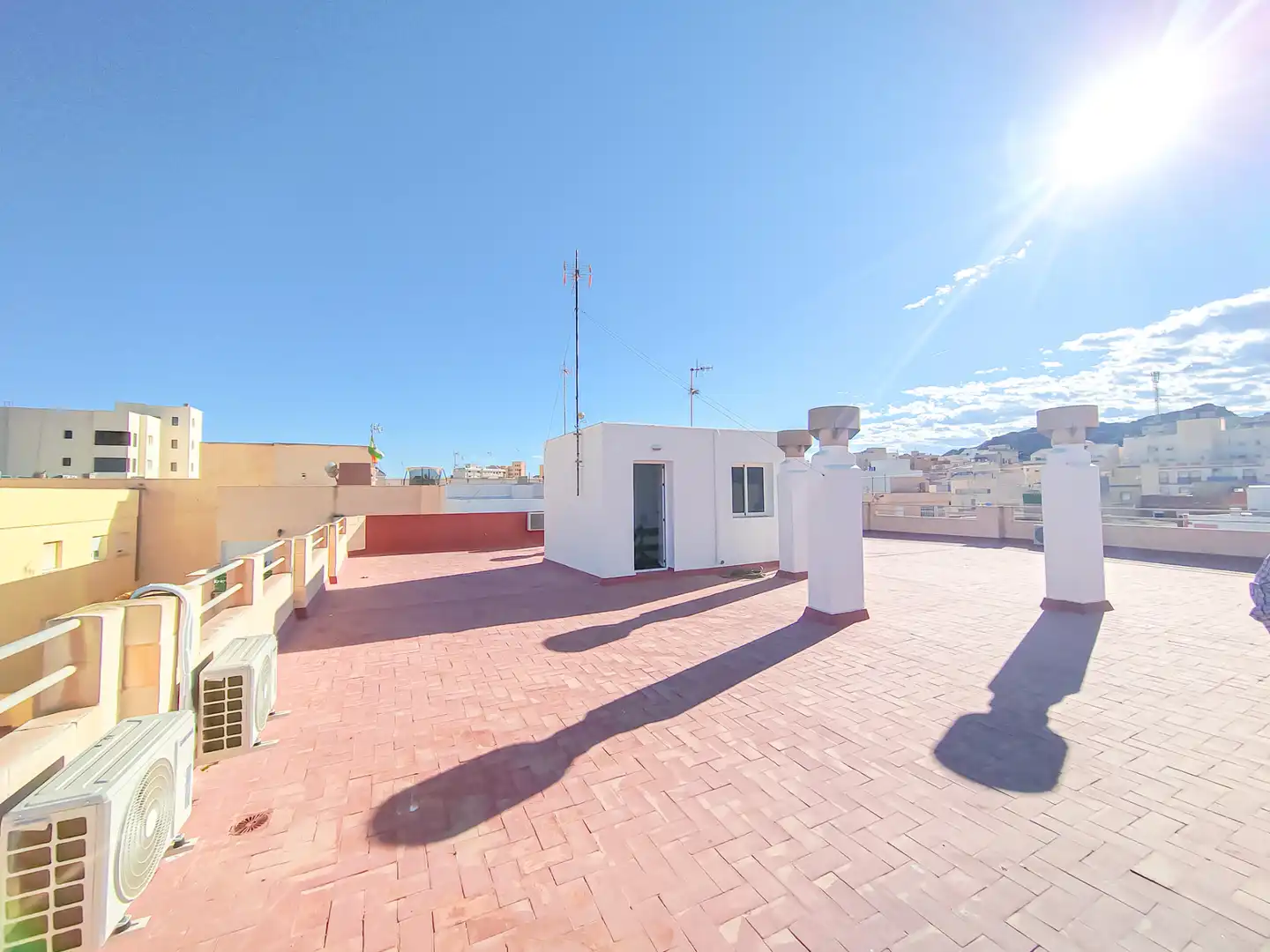 Terrasse von Wohnung zum Verkauf in Garrucha mit Klimaanlage, Heizung und Ofen