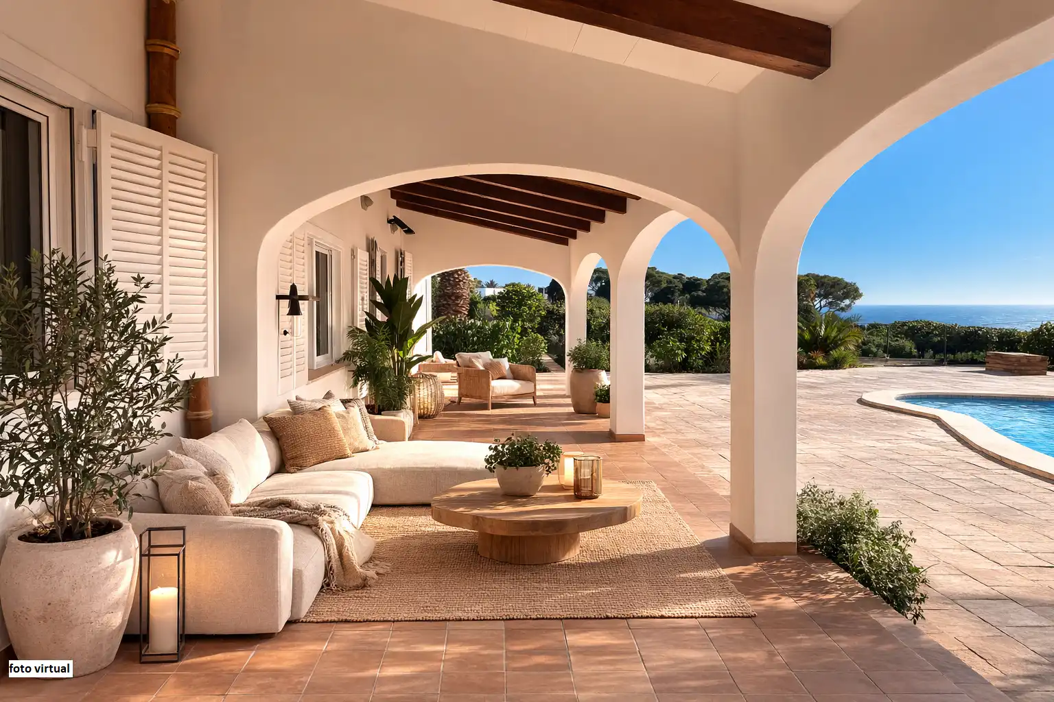 Terraza de Casa o chalet en venta en Llucmajor con Aire acondicionado, Jardín privado y Terraza