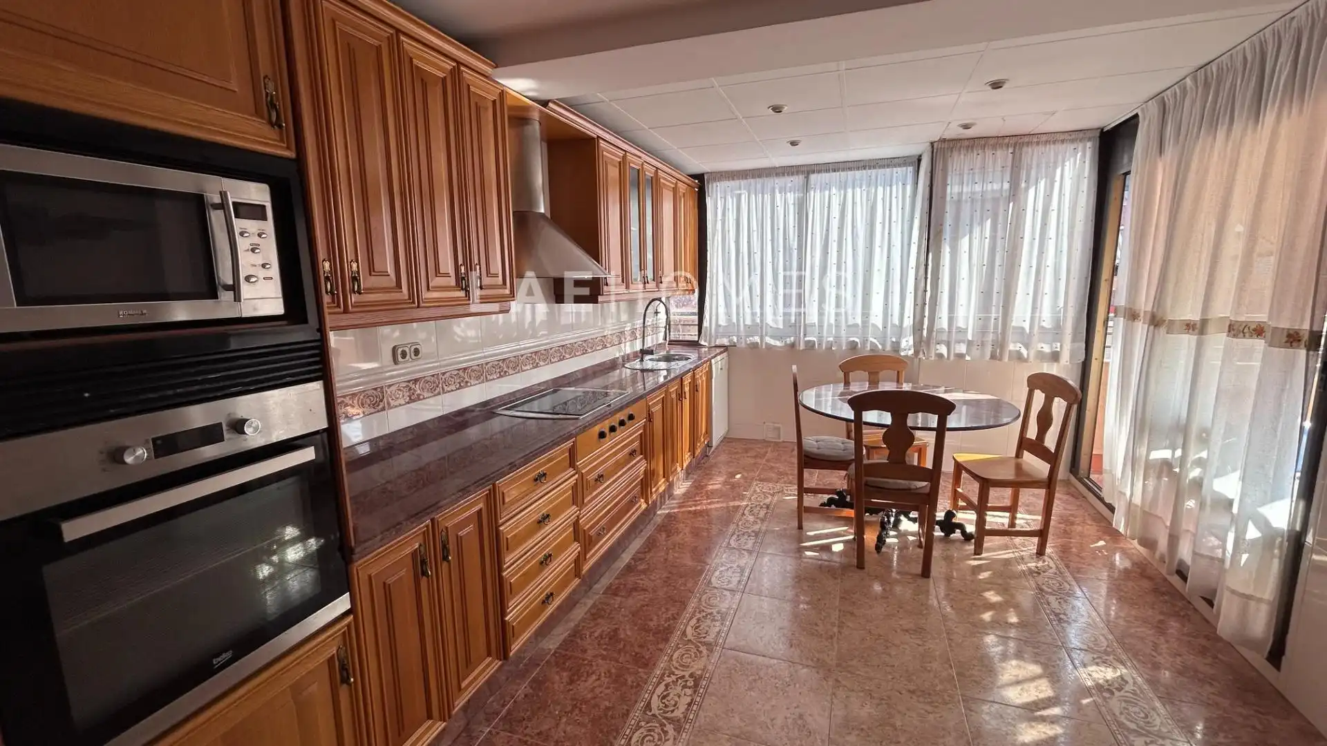 Kitchen of Attic for rent in El Campello  with Air Conditioner, Parquet flooring and Furnished