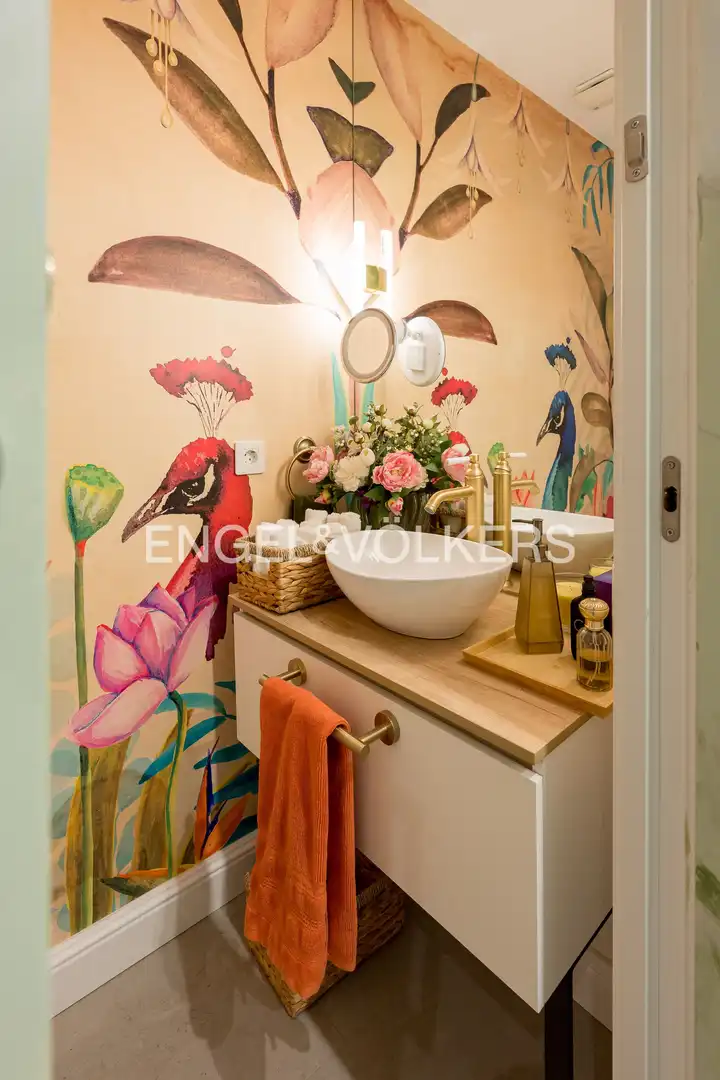 Bathroom of Houses for sale in Madrid  with Air Conditioner, Heating and Private garden