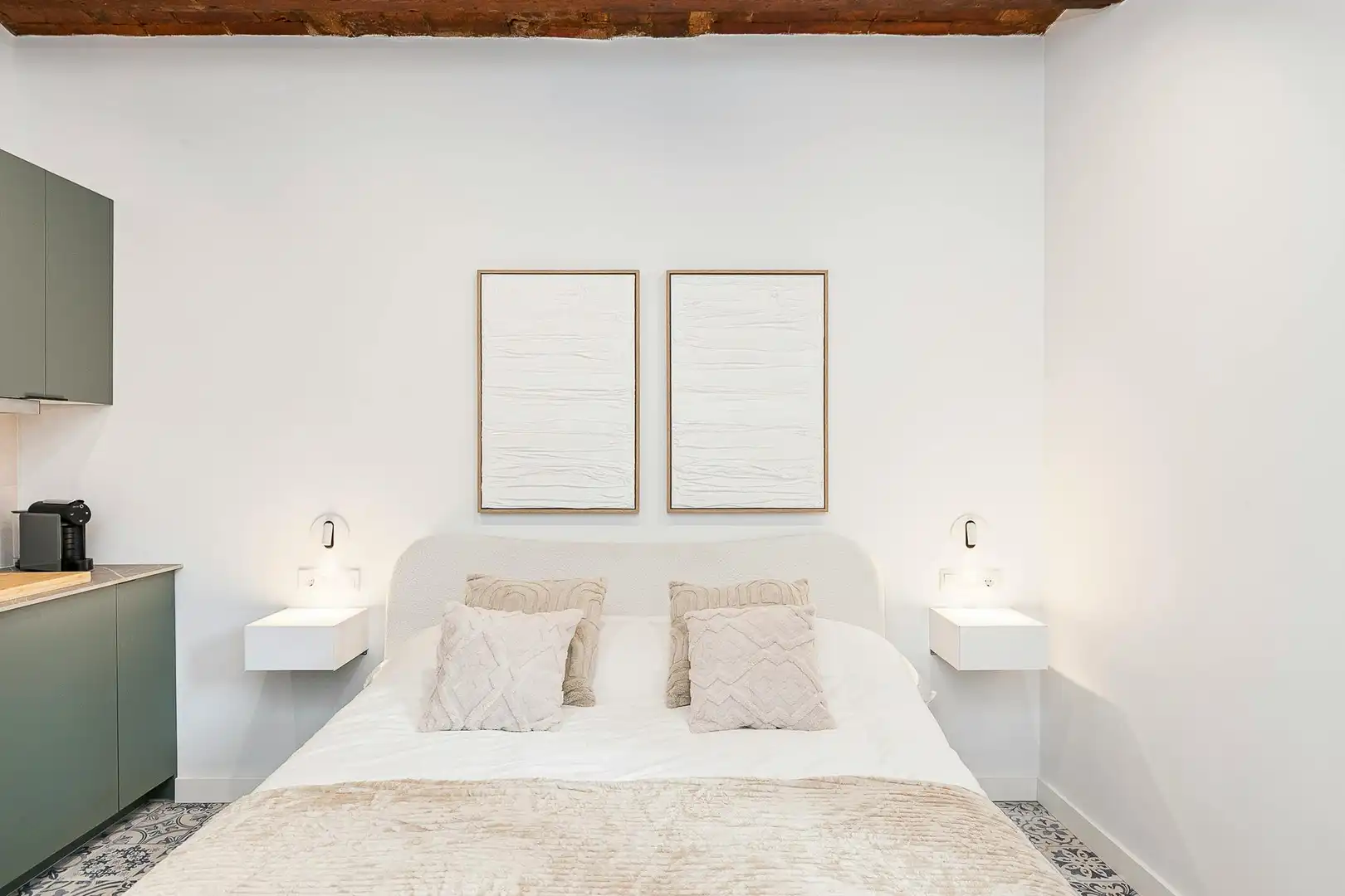Bedroom of Flat for rent in Barcelona  with Air Conditioner, Heating and Furnished