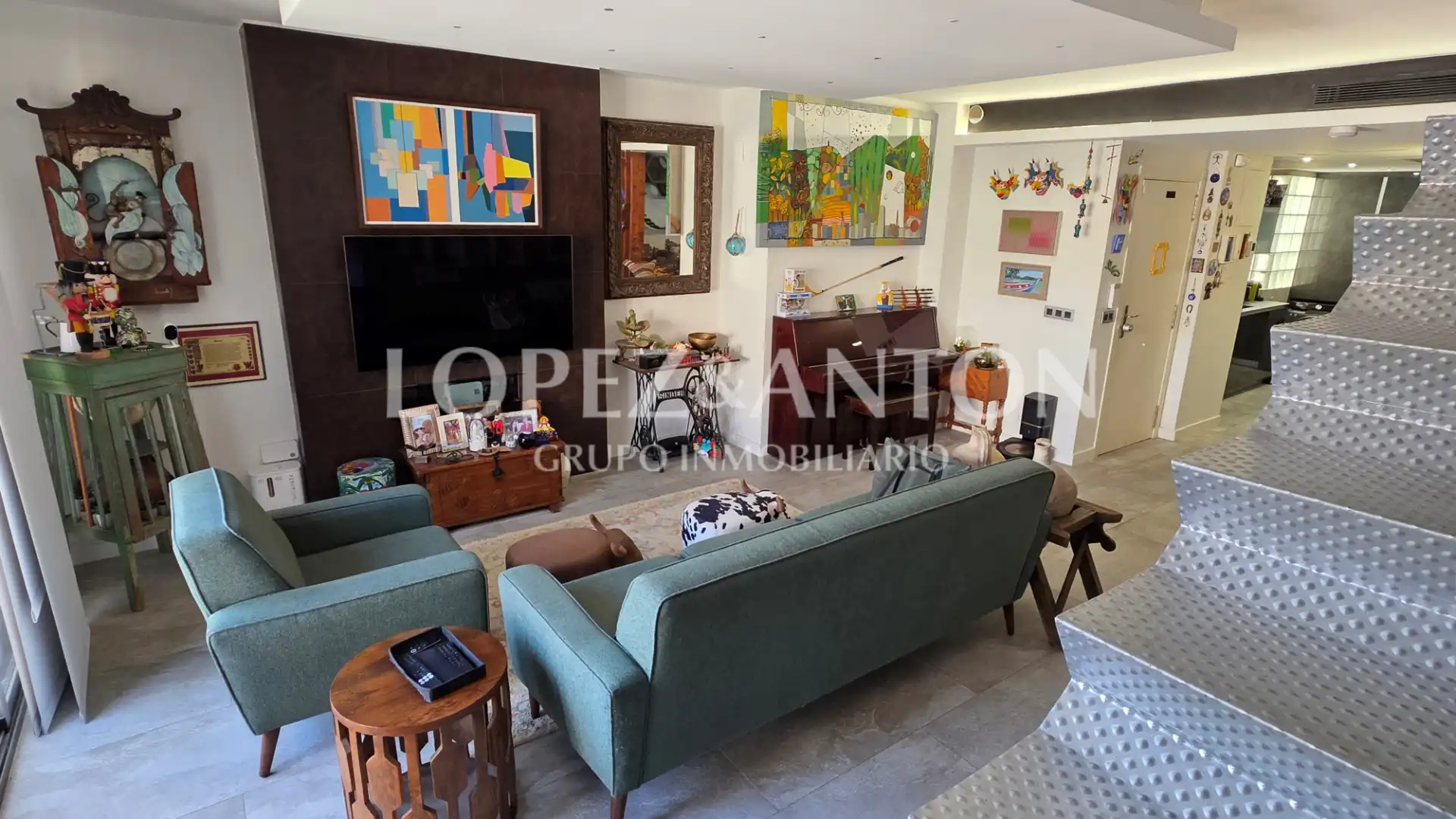 Sala de estar de Dúplex en venta en Pueblo