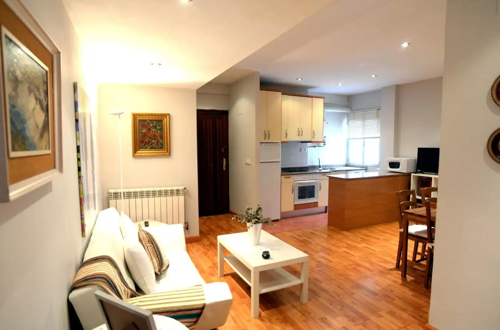 Kitchen of Flat for rent in Santander  with Heating and Furnished
