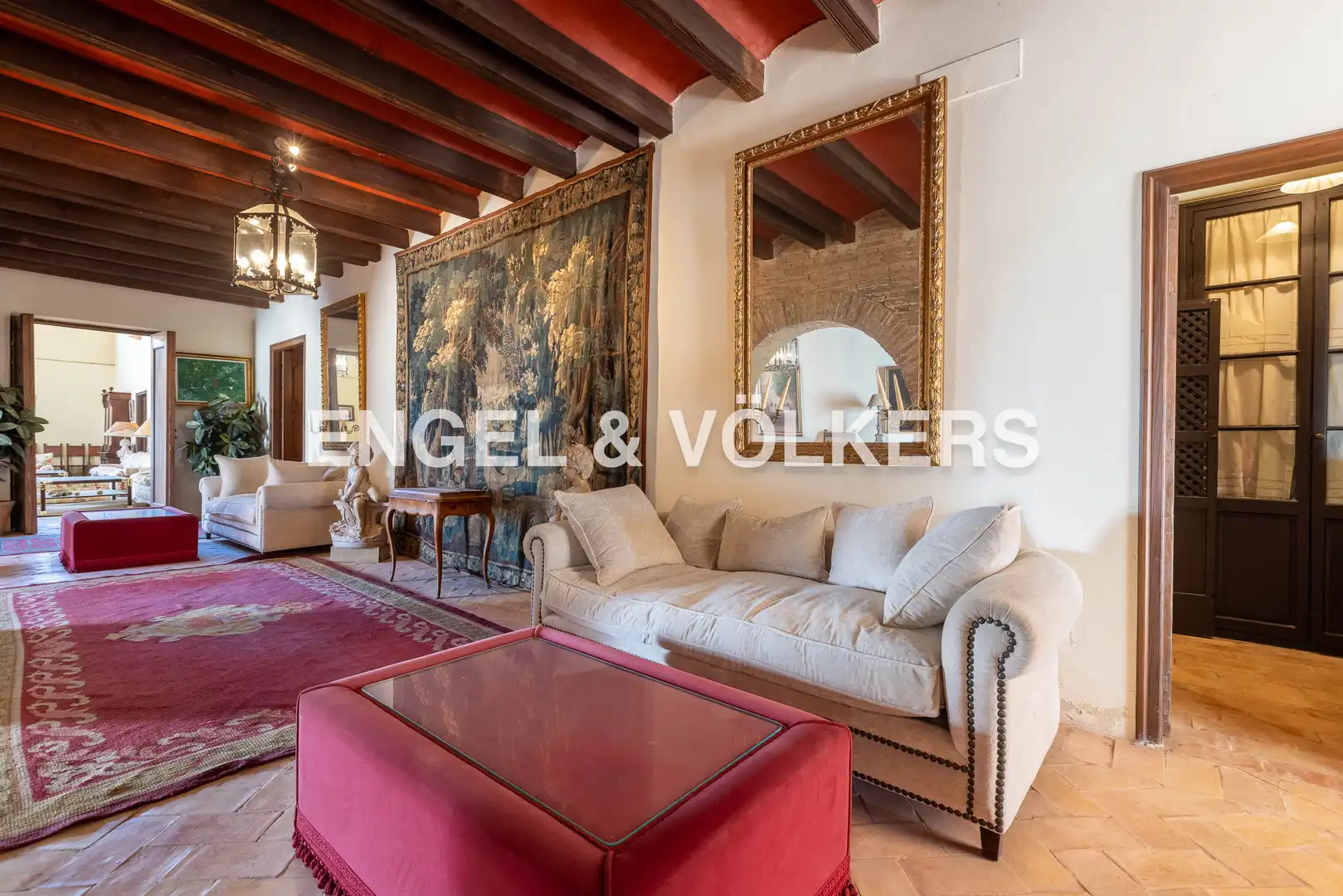 Sala de estar de Casa o chalet en venta en Carmona con Calefacción, Jardín privado y Terraza