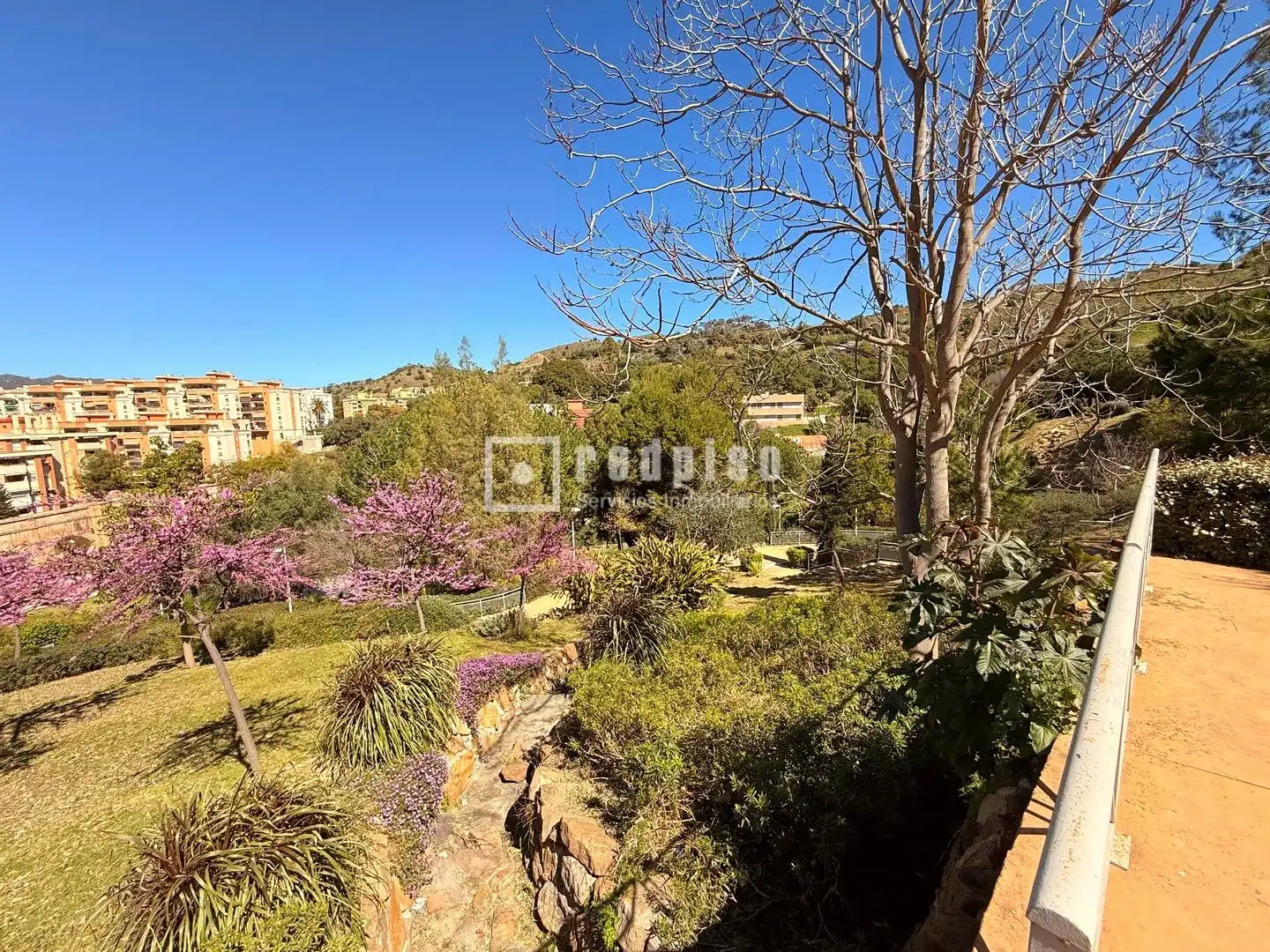 Garden of Apartments for rent in Málaga  with Air Conditioner, Heating and Terrace