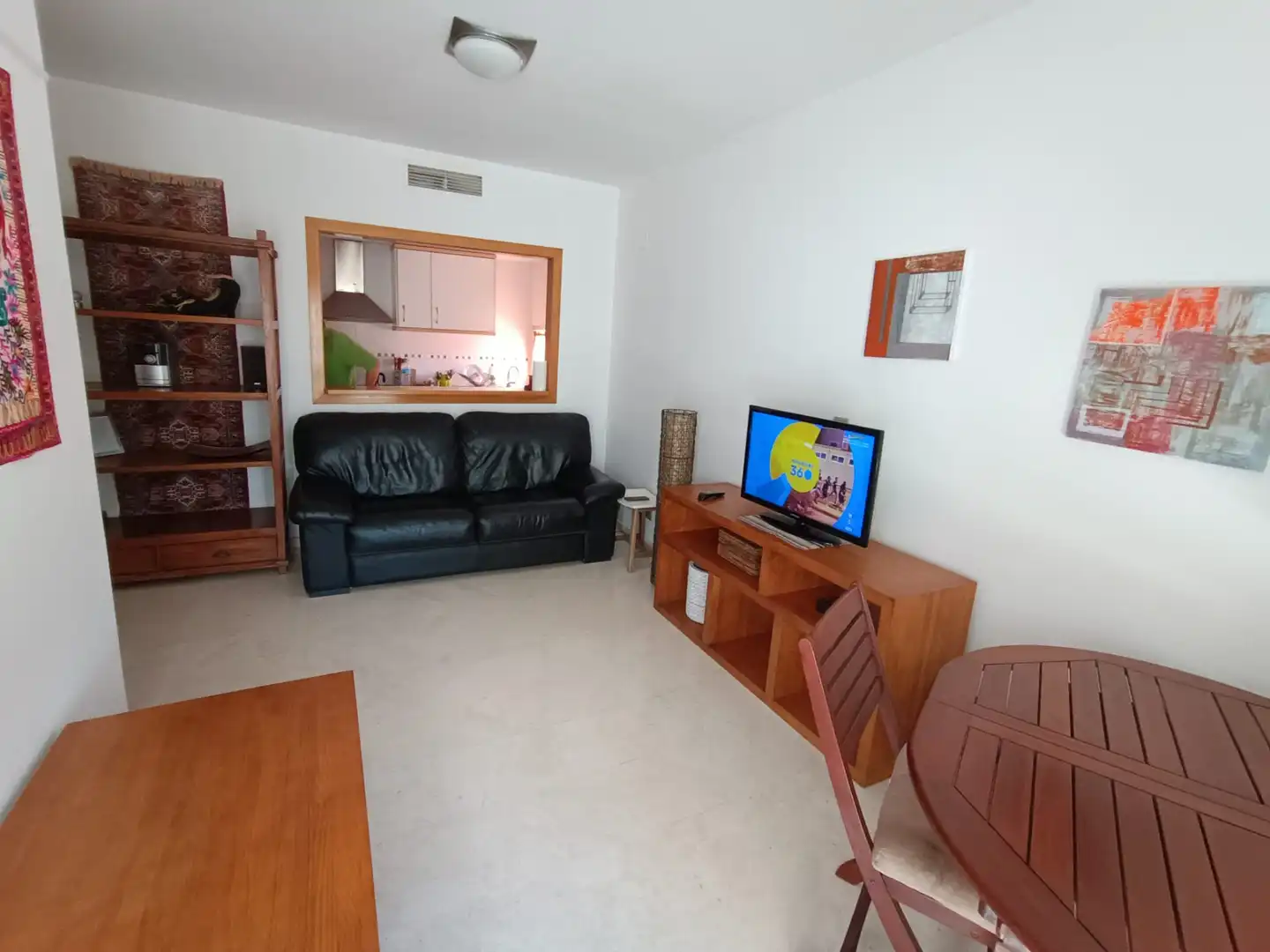Sala de estar de Apartamento en venta en Villajoyosa / La Vila Joiosa con Amueblado, Balcón y Piscina comunitaria