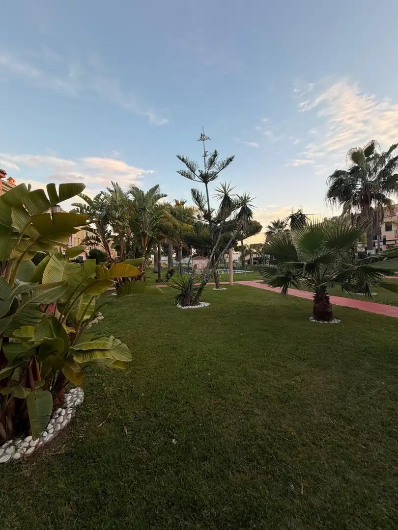 Garten von Wohnungen zur Miete in Islantilla mit Klimaanlage, Heizung und Terrasse