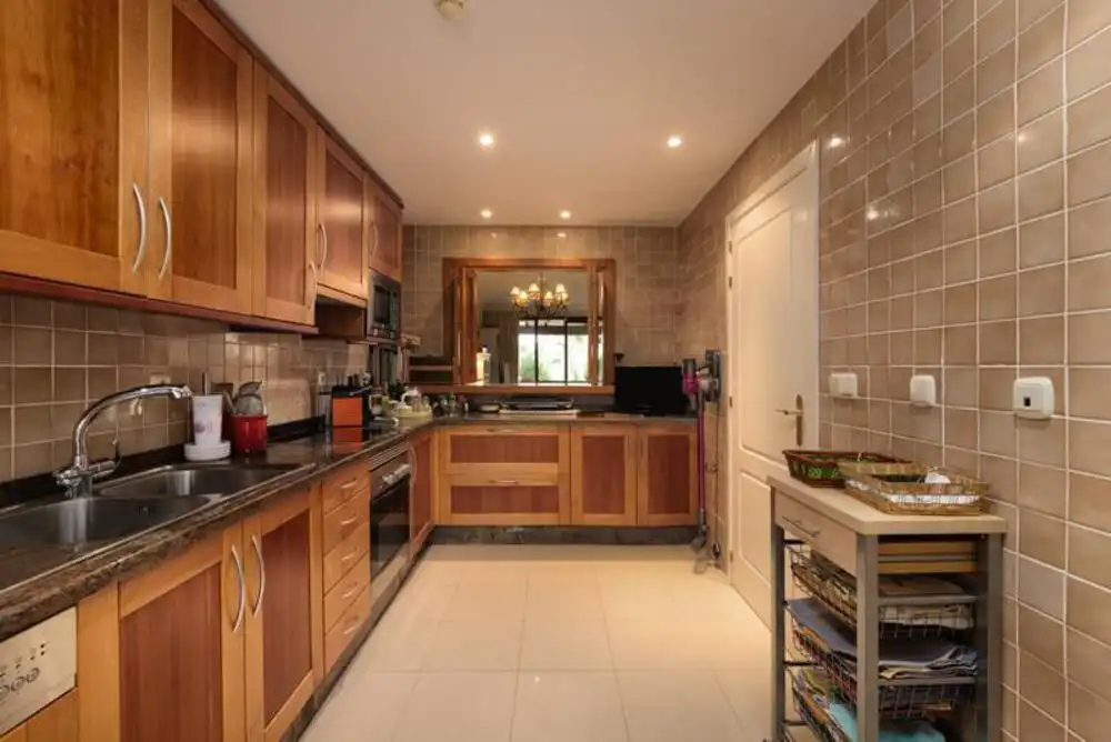 Kitchen of Apartments for rent in Marbella  with Air Conditioner, Terrace and Storage room