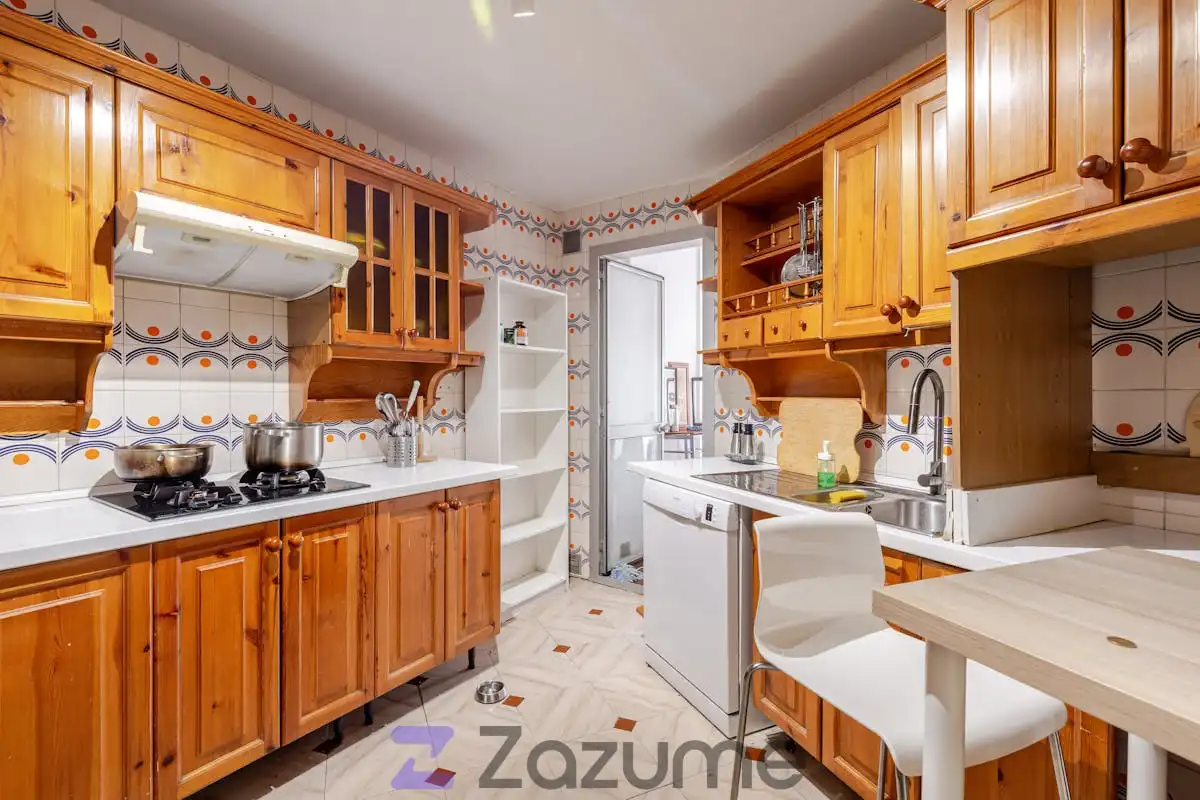 Cocina de Piso de alquiler en Alcobendas con Aire acondicionado, Calefacción y Parquet