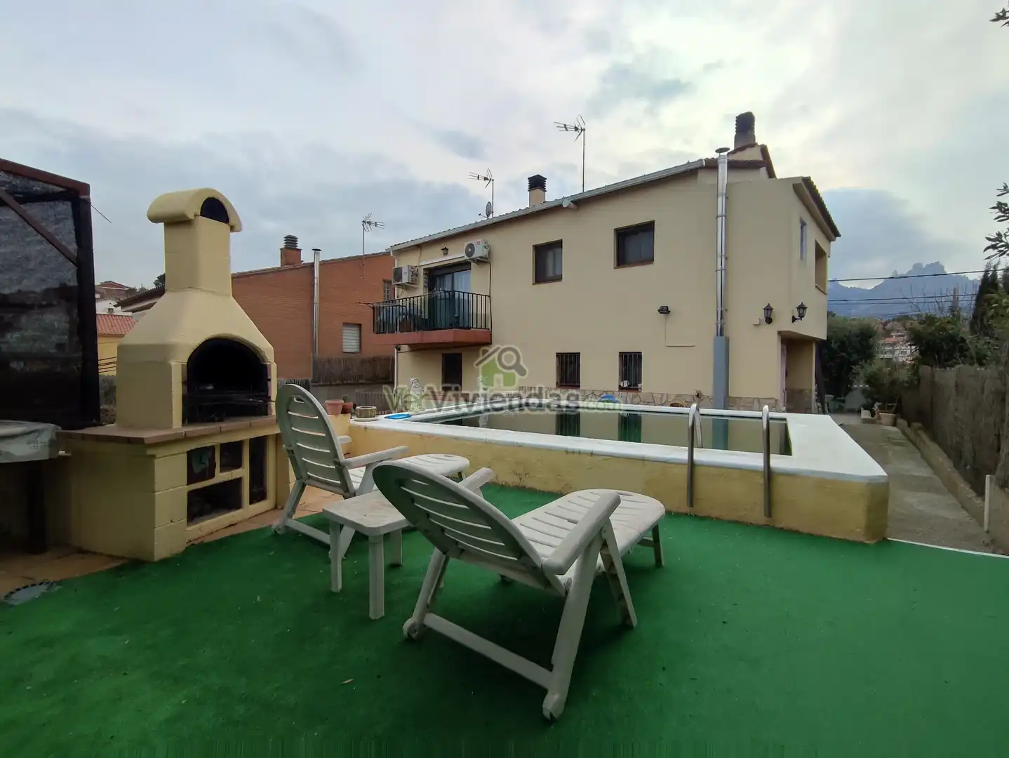 Terrassa de Casa o xalet en venda en Vacarisses amb Aire condicionat, Calefacció i Jardí privat