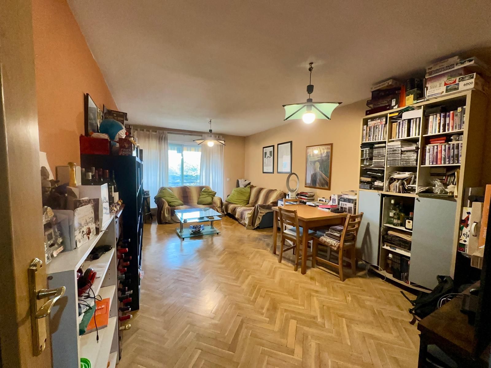 Sala de estar de Piso en venta en  Madrid Capital con Jardín privado, Terraza y Trastero