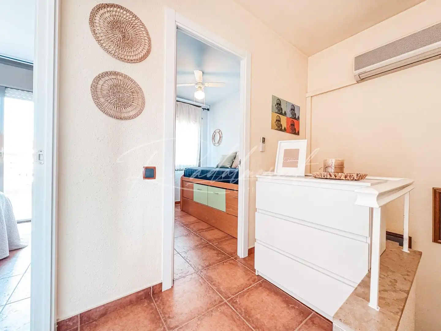 Schlafzimmer von Einfamilien-Reihenhaus zum Verkauf in Cambrils mit Klimaanlage, Heizung und Privatgarten