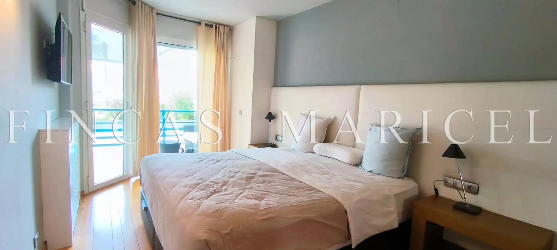 Habitación de Piso de alquiler en Sitges con Aire acondicionado, Calefacción y Terraza