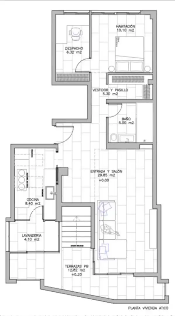 Penthouse with terrace for sale in Avenida GENERAL MARVA, imagen 33