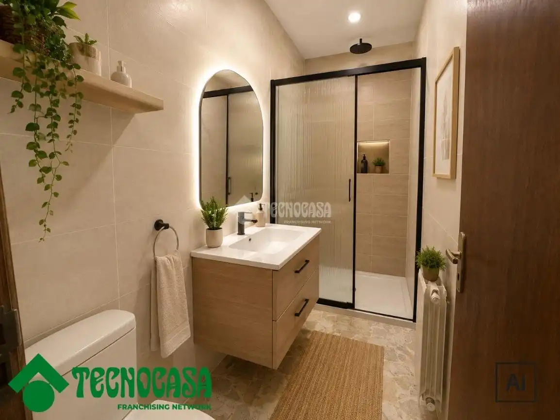 Baño de Casa o chalet en venta en Las Ventas Con Peña Aguilera con Calefacción y Jardín privado