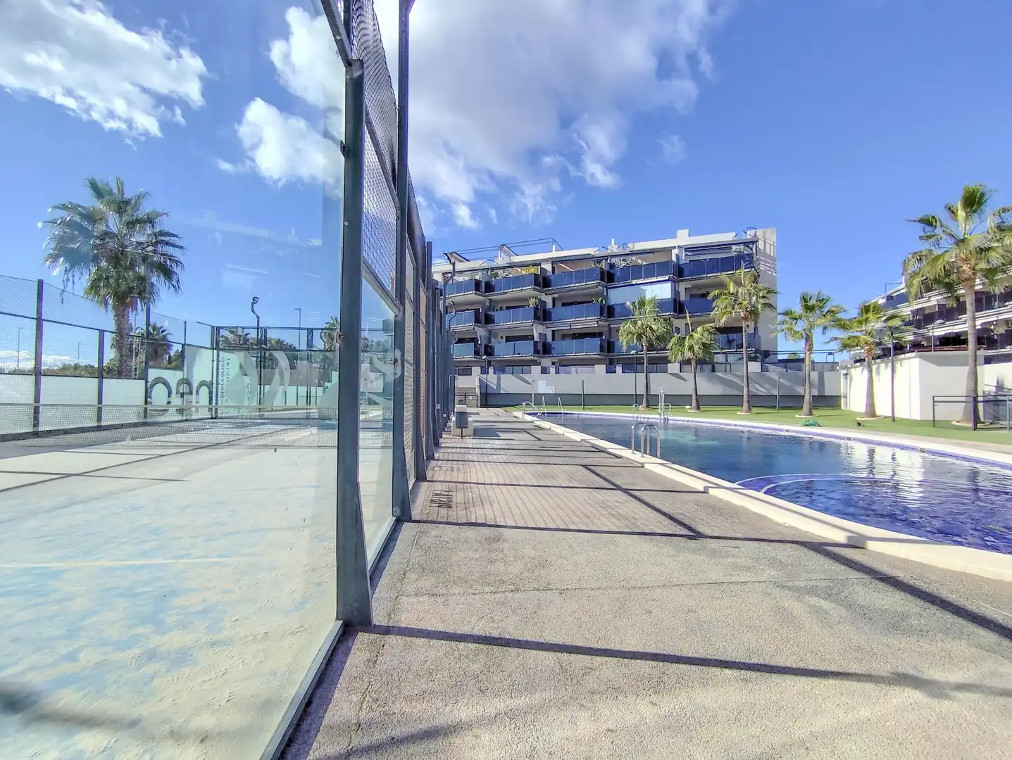 Swimming pool of Apartments for sale in La Llosa  with Air Conditioner, Heating and Private garden